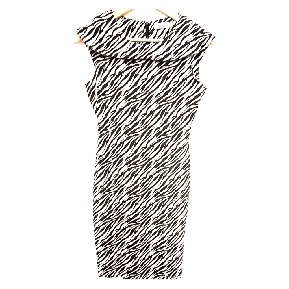 Calvin Klein Zebra Print Dress